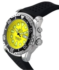 Ratio FreeDiver Version 03 Helium Safe 1000M Automatic Yellow Dial 1068HA90-34VA-YLW-V03 Men's Watch -Watch Discount Store 1068HA90 34VA YLW V03 3