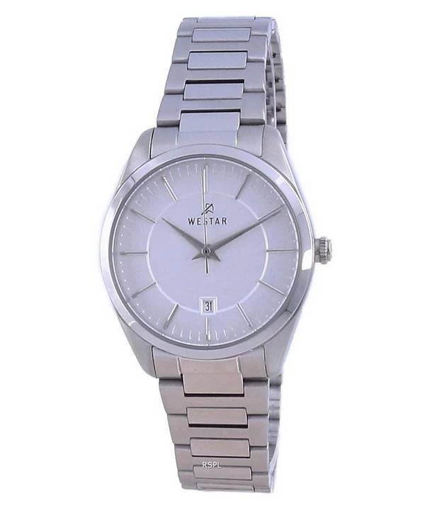Westar Silver Dial Stainless Steel Quartz 40213 STN 107 Women's Watch 1 Westar Silver Dial Stainless Steel Quartz 40213 STN 107 Women's Watch