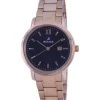Westar Black Dial Rose Gold Tone Stainless Steel Quartz 40245PPN603 Women's Watch