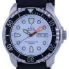 Ratio FreeDiver White Dial PU Strap Quartz 48HA90-02-WHT 500M Men's Watch
