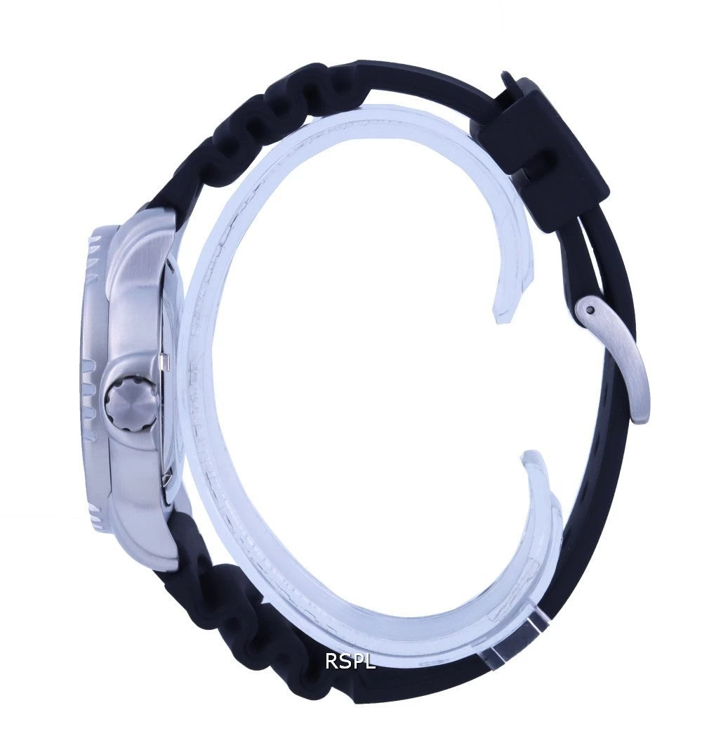 Ratio FreeDiver White Dial PU Strap Quartz 48HA90-02-WHT 500M Men's Watch 3 Ratio FreeDiver White Dial PU Strap Quartz 48HA90-02-WHT 500M Men's Watch - Image 3