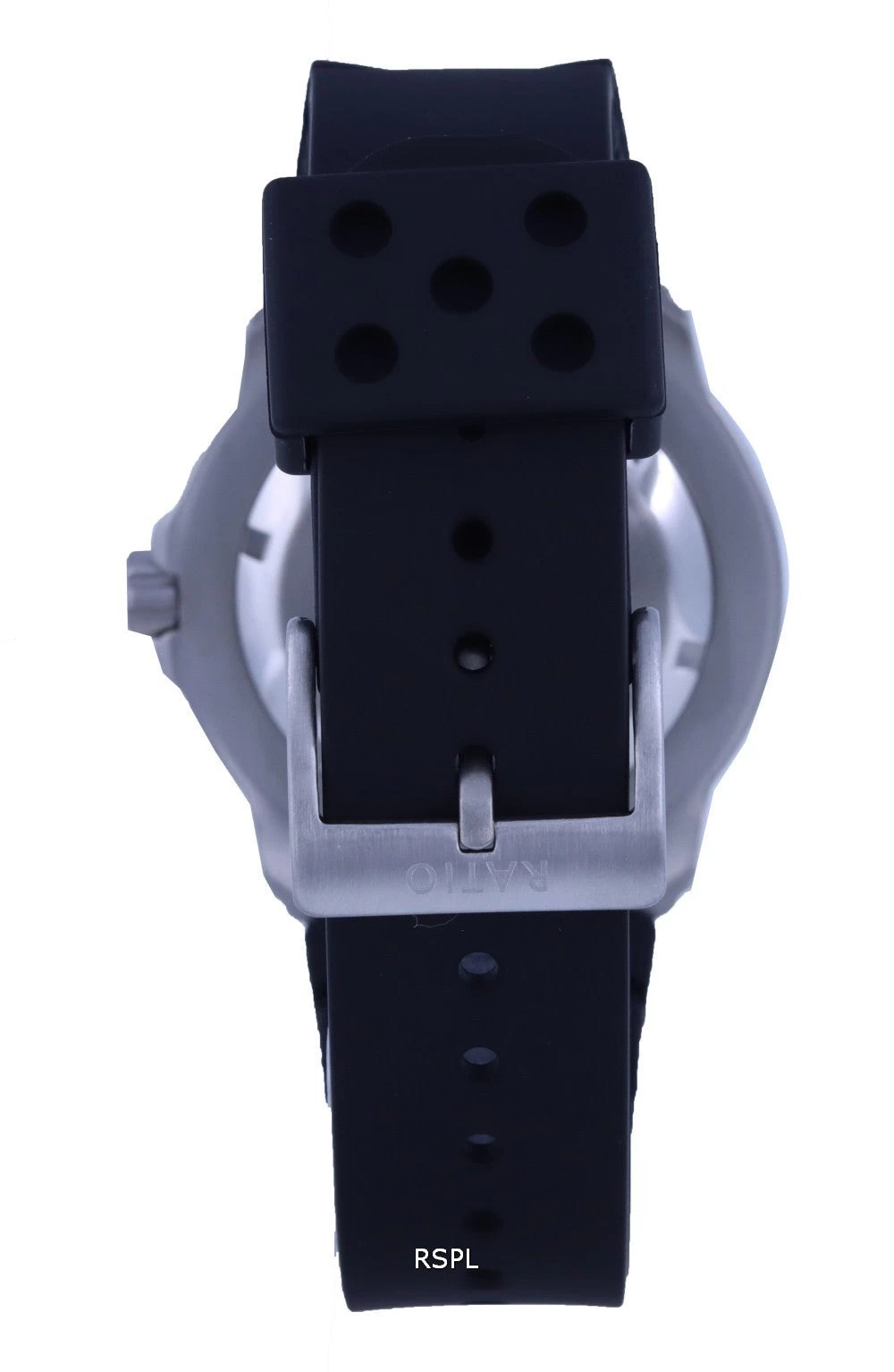 Ratio FreeDiver White Dial PU Strap Quartz 48HA90-02-WHT 500M Men's Watch 4 Ratio FreeDiver White Dial PU Strap Quartz 48HA90-02-WHT 500M Men's Watch - Image 4