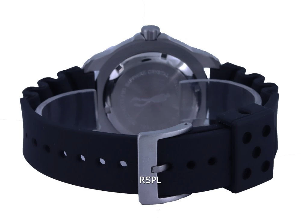 Ratio FreeDiver White Dial PU Strap Quartz 48HA90-02-WHT 500M Men's Watch 6 Ratio FreeDiver White Dial PU Strap Quartz 48HA90-02-WHT 500M Men's Watch - Image 6