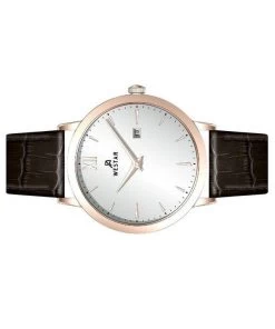 Westar Profile Leather Strap Silver Dial Quartz 50214PPN627 Men's Watch -Watch Discount Store 50214PPN627 3