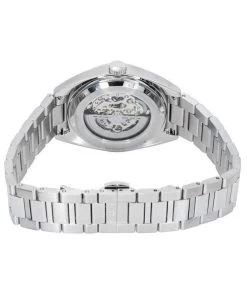 Bulova Classic Surveyor Stainless Steel Blue Skeleton Dial Automatic 96A292 100M Mens Watch -Watch Discount Store 96A292 4