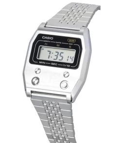 Casio Vintage Digital Stainless Steel Quartz A1100D-1 Unisex Watch -Watch Discount Store A1100D 1 3