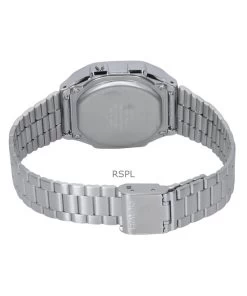 Casio Digital Alarm Chrono Stainless Steel A168WA-1WDF A168WA-1W Unisex Watch 7 Casio Digital Alarm Chrono Stainless Steel A168WA-1WDF A168WA-1W Unisex Watch -Watch Discount Store A168WA 1WDF 4