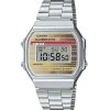 Casio Vintage Heritage Colors Stainless Steel Multicolor Dial Quartz A168WEHA-9A Unisex Watch