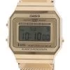 Casio Youth Vintage Gold Tone Stainless Steel Digital A700WMG-9A Unisex Watch