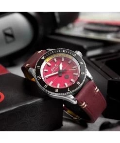 AVI-8 Flyboy Tuskegee Airmen Limited Edition Ramitelli Red Dial Quartz AV-4103-04 Men's Watch With Extra Strap -Watch Discount Store AV 4103 04 6