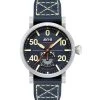 AVI-8 Dambuster Chadwick Meca-Quartz Cobalt Blue Leather Strap Blue Dial AV-4113-01 Men's Watch