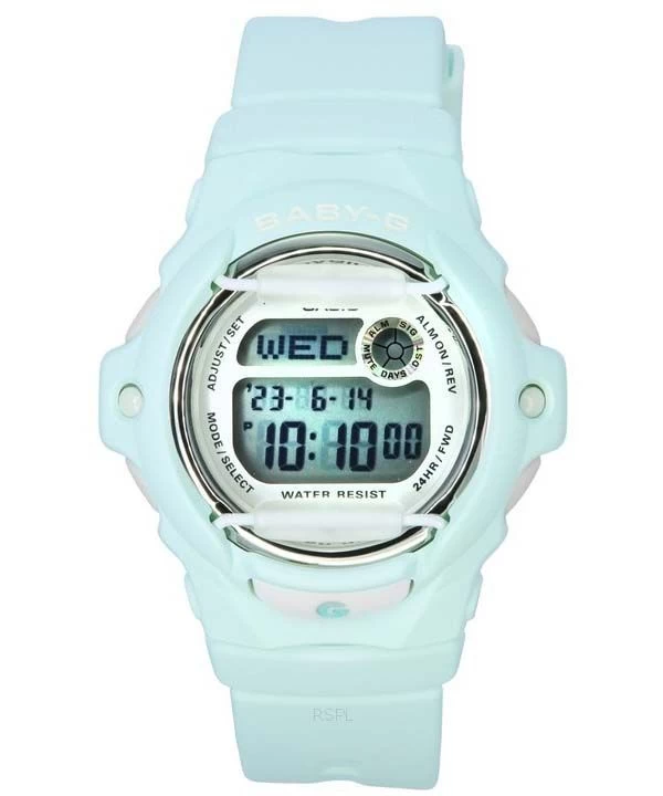 Casio Baby-G Digital Pastel Green Resin Strap Quartz BG-169U-3 200M Women's Watch 1 Casio Baby-G Digital Pastel Green Resin Strap Quartz BG-169U-3 200M Women's Watch