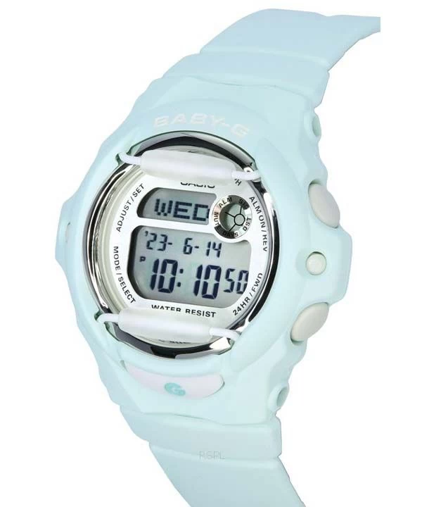 Casio Baby-G Digital Pastel Green Resin Strap Quartz BG-169U-3 200M Women's Watch 3 Casio Baby-G Digital Pastel Green Resin Strap Quartz BG-169U-3 200M Women's Watch - Image 3