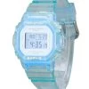 Casio Baby-G Digital Summer Jelly Transparent Light Blue Resin Strap Quartz BGD-565SJ-2 100M Women's Watch