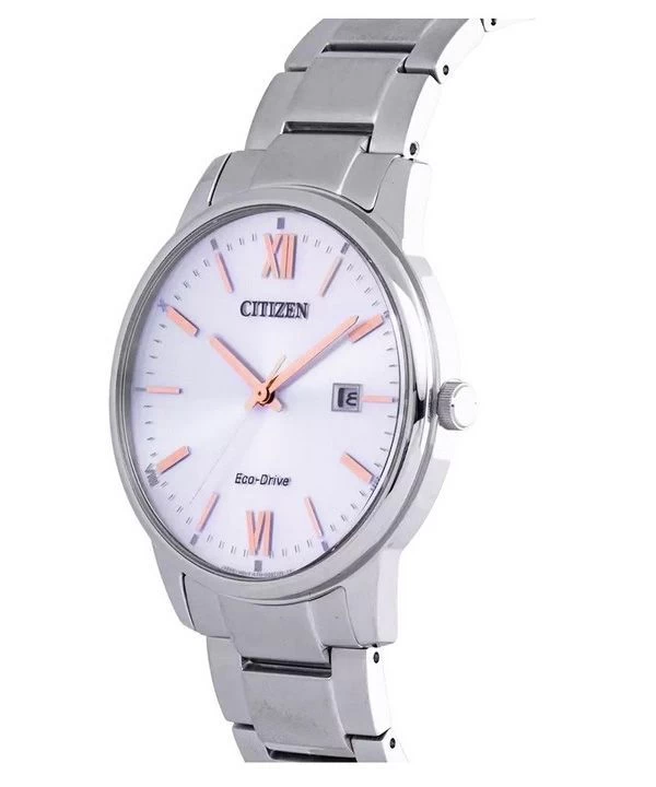 Citizen Eco-Drive Stainless Steel Silver Dial BM6978-77A Unisex Watch 2 Citizen Eco-Drive Stainless Steel Silver Dial BM6978-77A Unisex Watch - Image 2