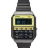 Casio Vintage Heritage Colors Digital Stainless Steel Quartz CA-500WEGG-9B Unisex Calculator Watch