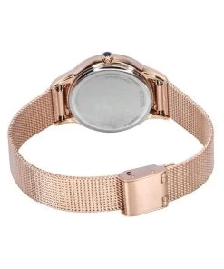 Citizen L Rose Gold Tone Stainless Steel White Dial Eco-Drive EM1153-88A Women's Watch -Watch Discount Store EM1153 88A 3
