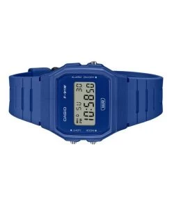 Casio POP Digital Blue Bio Based Resin Strap Quartz F-91WB-2A1 Unisex Watch -Watch Discount Store F 91WB 2A1 4