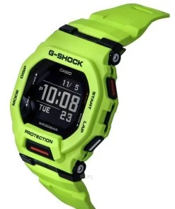 Casio G-Shock G-Squad Digital Smartphone Link Yellow Resin Strap Quartz GBD-200-9 200M Men's Watch -Watch Discount Store GBD 200 9 3