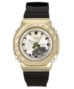 Casio Watches G-Shock Metal Clad Analog Digital Resin Strap Siver Dial Quartz GM-S2100BC-1A 200M Women's Watch
