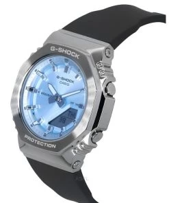 Casio G-Shock Analog Digital Bio-Based Resin Strap Light Blue Dial Quartz GM-S2110-2A 200M Women's Watch -Watch Discount Store GM S2110 2A 4