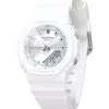 Casio G-Shock Analog Digital White Resin Bio Based Strap Silver Dial Quartz GMA-P2100VA-7A 200M Women's Watch