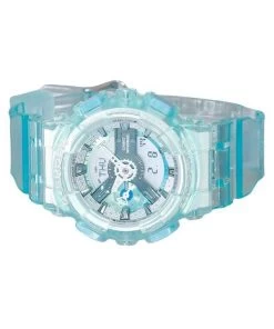 Casio G-Shock Analog Digital Virtual Worlds Translucent Light Blue Multicolor Dial Quartz GMA-S110VW-2A 200M Women's Watch -Watch Discount Store GMA S110VW 2A 3