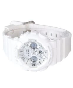 Casio G-Shock Analog Digital Bio Based White Resin Strap Silver Dial Quartz GMA-S120VA-7A 200M Women's Watch -Watch Discount Store GMA S120VA 7A 3
