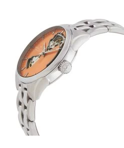 Hamilton Jazzmaster Stainless Steel Apricot Open Heart Dial Automatic H32215100 Women's Watch -Watch Discount Store H32215100 2