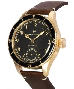 Hamilton Khaki Aviation Pilot Pioneer Bronze Black Dial Mechanical H76709530 100M Men's Watch -Watch Discount Store H76709530 3 2