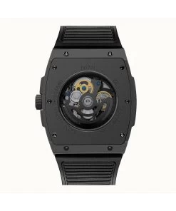 Ingersoll The Rim Polyurethane Strap Black Skeleton Dial Automatic I16201 Men's Watch -Watch Discount Store I16201 5