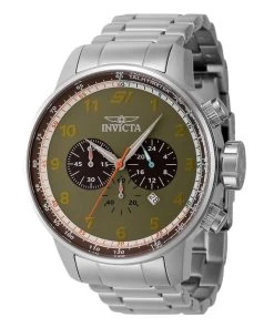 Invicta S1 Rally Chronograph Stainless Steel Green Dial Quartz 44951 100M Men's Watch