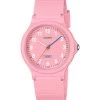 Casio Pop Analog Pink Bio Based Resin Strap Pink Dial Quartz LQ-24B-4B Women's Watch