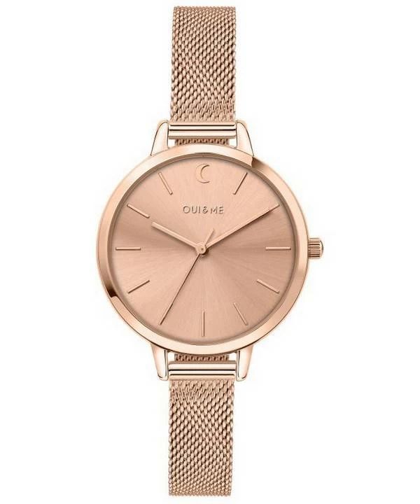 Oui & Me Petite Amourette Rose Gold Tone Stainless Steel Quartz ME010095 Women's Watch 1 Oui & Me Petite Amourette Rose Gold Tone Stainless Steel Quartz ME010095 Women's Watch