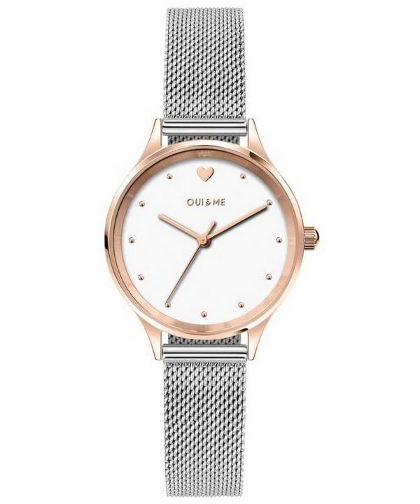 Oui & Me Bichette White Dial Stainless Steel Quartz ME010169 Women's Watch 1 Oui & Me Bichette White Dial Stainless Steel Quartz ME010169 Women's Watch