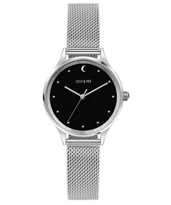 Oui & Me Bichette Black Dial Stainless Steel Quartz ME010172 Women's Watch 1 Oui & Me Bichette Black Dial Stainless Steel Quartz ME010172 Women's Watch