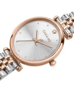 Oui & Me Etoile Two Tone Stainless Steel Silver Dial Quartz ME010294 Women's Watch -Watch Discount Store ME010294 6