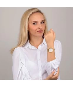 Oui & Me Etoile Gold Tone Stainless Steel White Dial Quartz ME010295 Women's Watch -Watch Discount Store ME010295 4