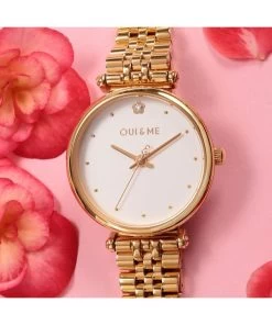 Oui & Me Etoile Gold Tone Stainless Steel White Dial Quartz ME010295 Women's Watch -Watch Discount Store ME010295 6