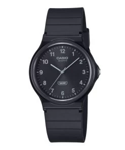 Casio POP Analog Bio Based Resin Strap Black Dial Quartz MQ-24B-1B Unisex Watch