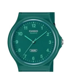 Casio POP Analog Bio Based Resin Strap Green Dial Quartz MQ-24B-3B Unisex Watch -Watch Discount Store MQ 24B 3B 3