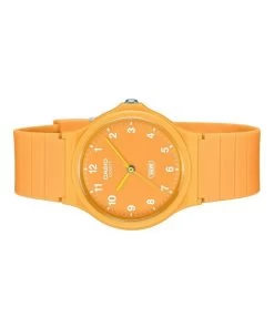 Casio POP Analog Bio Based Resin Strap Orange Dial Quartz MQ-24B-9B Unisex Watch -Watch Discount Store MQ 24B 9B 4