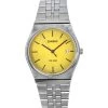 Casio Standard Analog Stainless Steel Yellow Dial Quartz MTP-B145D-9AV Unisex Watch