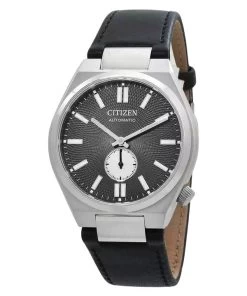 Citizen Tsuyosa Small Second Leather Strap Grey Dial Automatic NK5010-01H Men's Watch