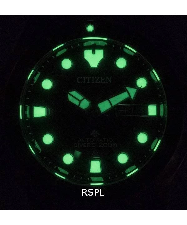 Citizen Promaster Marine Divers Stainless Steel Automatic NY0140-80E 200M Mens Watch 2 Citizen Promaster Marine Divers Stainless Steel Automatic NY0140-80E 200M Mens Watch - Image 2