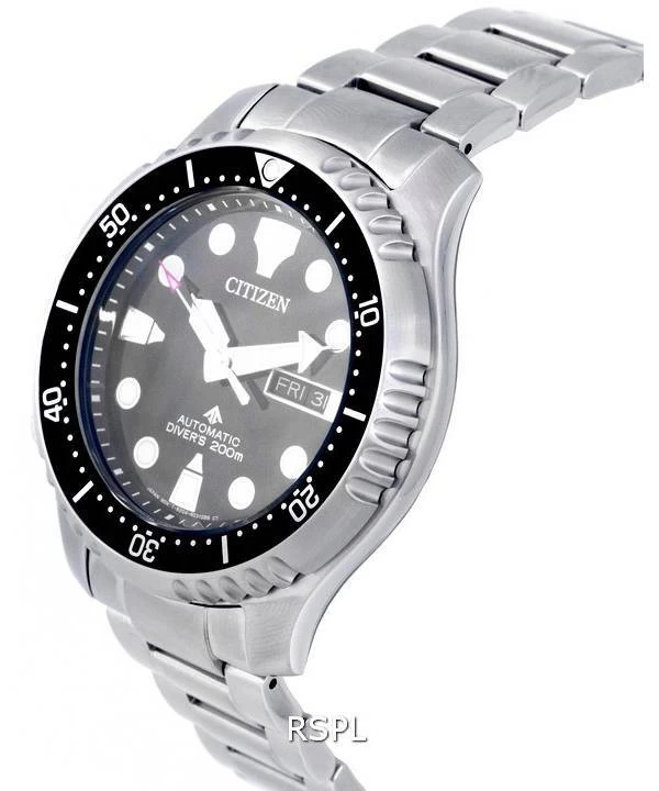 Citizen Promaster Marine Divers Stainless Steel Automatic NY0140-80E 200M Mens Watch 3 Citizen Promaster Marine Divers Stainless Steel Automatic NY0140-80E 200M Mens Watch - Image 3