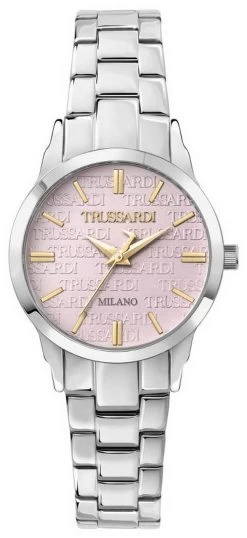 Trussardi T-Bent Pink Stainless Steel Dial Quartz R2453141508 Women's Watch