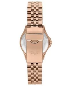 Sector 230 Just Time Rose Gold Stainless Steel Mother Of Pearl Dial Quartz R3253161537 100M Women's Watch -Watch Discount Store R3253161537 3