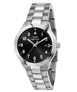 Sector 670 Date And Time Stainless Steel Black Dial Quartz R3253540014 Women's Watch
