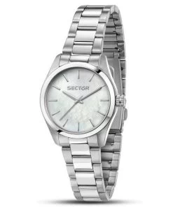 Sector 270 Just Time Stainless Steel Mother Of Pearl Dial Quartz R3253578510 Women's Watch